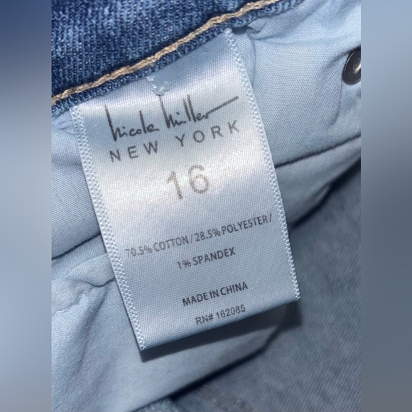 Nicole Miller High Rise Ankle Skinny Jeans Size 16 - Picture 3 of 9